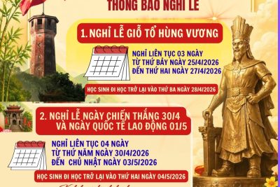 LỊCH NGHỈ LỄ GIỖ TỔ HÙNG VƯƠNG