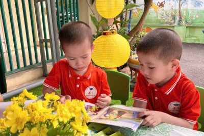 Ngày hội đọc sách – trường mầm non Nho Quan 1